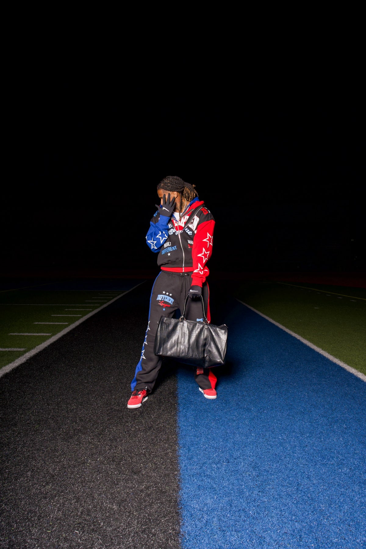 “Made to Stand Out” Layered Signature Tracksuit