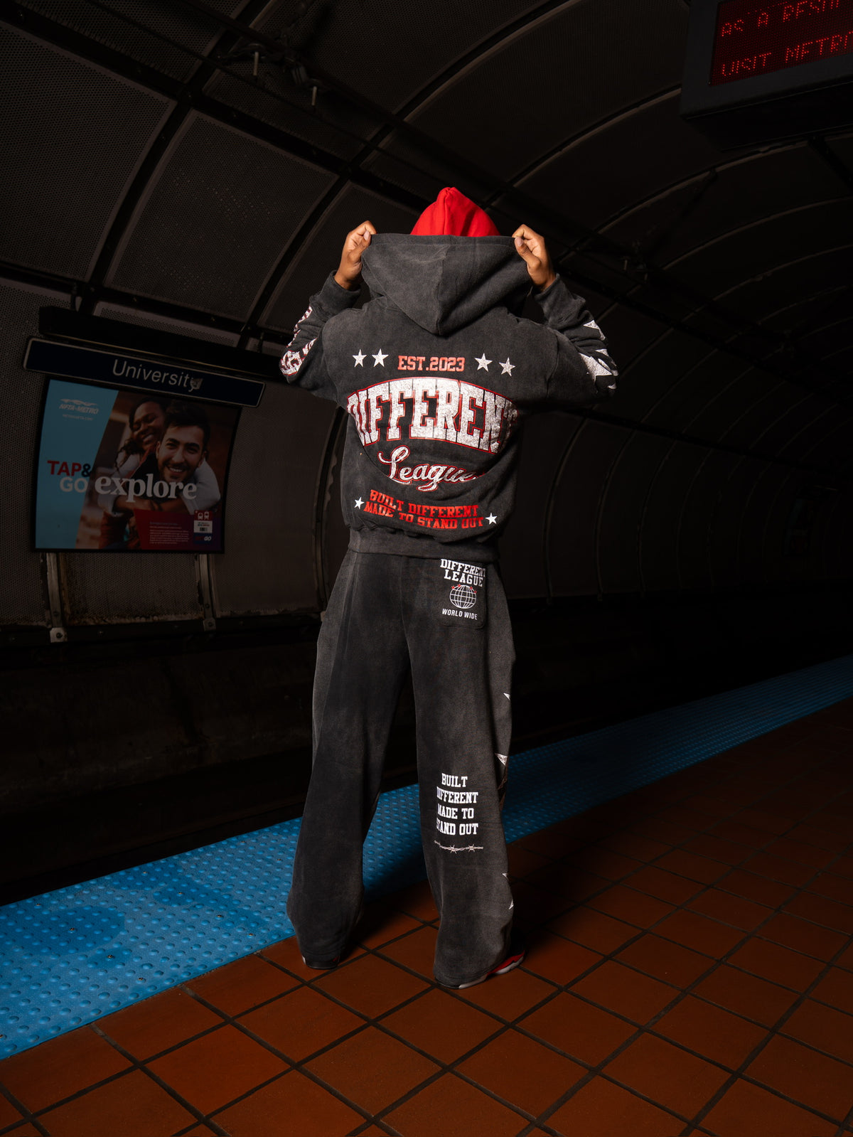 “Made to Stand Out” Layered Signature Tracksuit