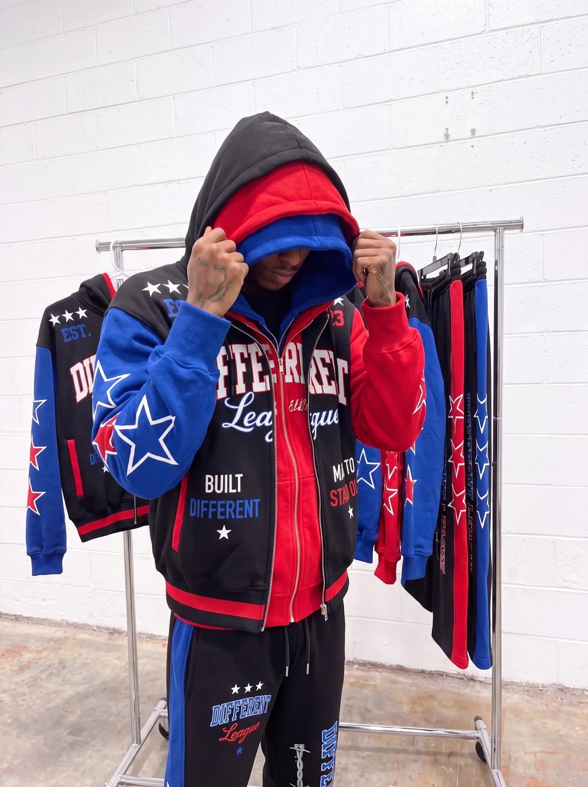 “Made to Stand Out” Layered Signature Tracksuit